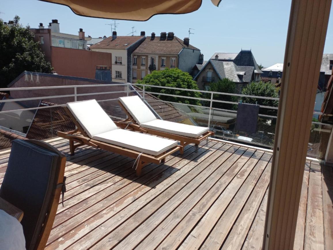 Appartement-Terrasse Parking Prive Meuble De Tourisme 4 Etoiles Бельфор Экстерьер фото
